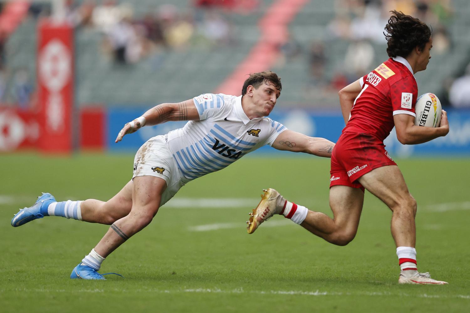 Dia uno del HSBC Hong Kong Sevens 2022 en Hong Kong Stadium - Hong Kong, China. Foto: Mike Lee - KLC fotos for World Rugb 