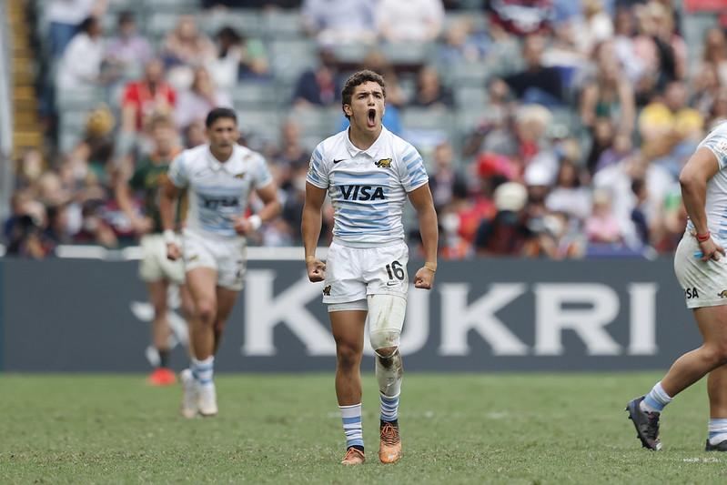 SIGUE ESTANDO ENTRE LOS MEJORES. Argentina mantiene la regularidad de nivel en el circuito mundial 2023 luego de lo hecho en este año. FOTO: World Rugby / Mike Lee 