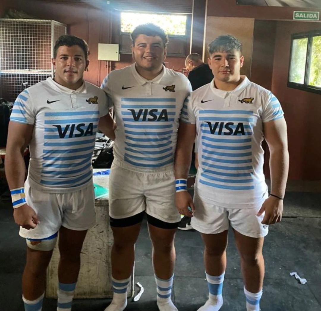 TUCUMÁN DIJO PRESENTE. De izquierda a derecha: Nicolás López González, Lautaro Fanlo y Benjamín Garrido. FOTO: Instagram Lautaro Fanlo 