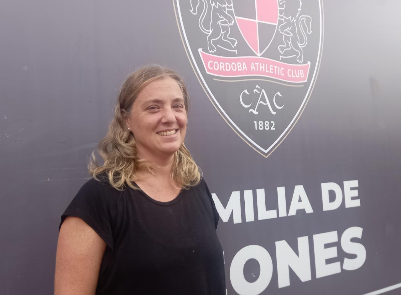 Iciar Lecuona, en Córdoba Athletic, donde es jugadora y Vicepresidenta. FOTO: Patricio Guzman 
