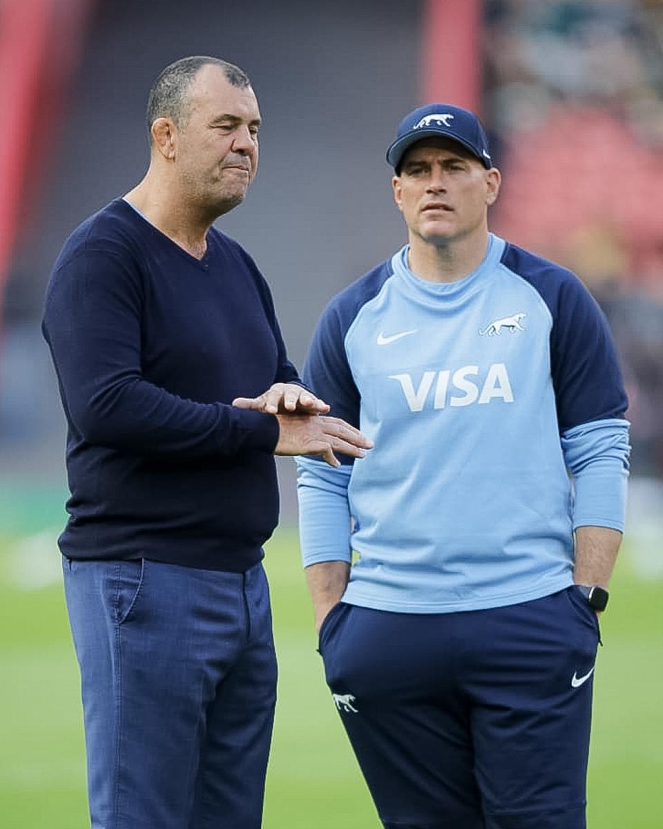 LOS ROLES SE INVIRTIERON PARA CONTEPOMI. Con la salida confirmada de Cheika, Felipe, que fue asistente del australiano, estará al mando de Los Pumas.Foto: Prensa UAR. 