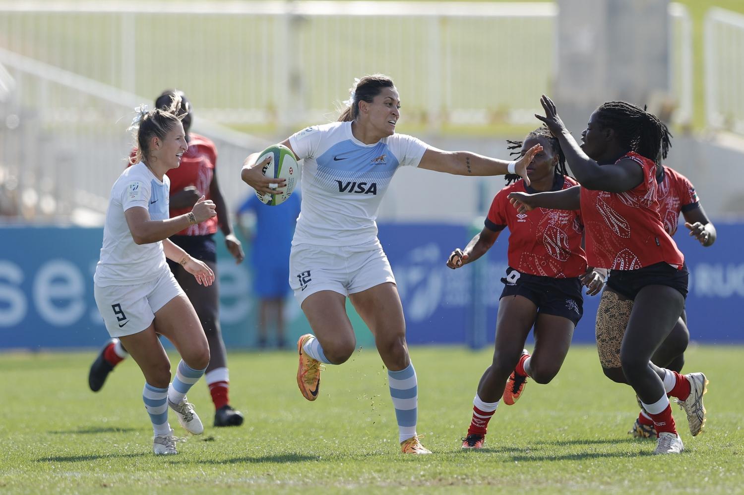 PURA POTENCIA. Micaela Pallero fue una de las figuras del seleccionado nacional. Foto: Prensa UAR 