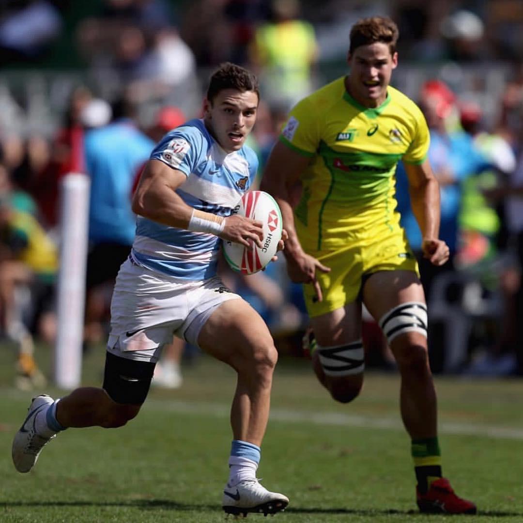 Los primeros pasos de Mateo Carreras con la camiseta nacional se dieron en Los Pumas Seven y Los Pumitas. Foto: Instagram Mateo Carreras 