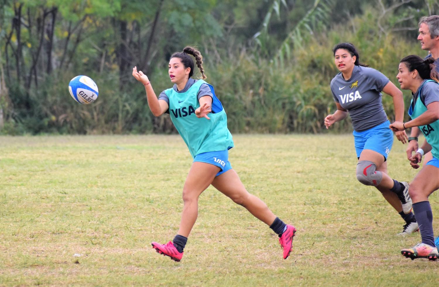 Giuliana Agüero en pleno entrenamiento. Foto: Prensa UAR 